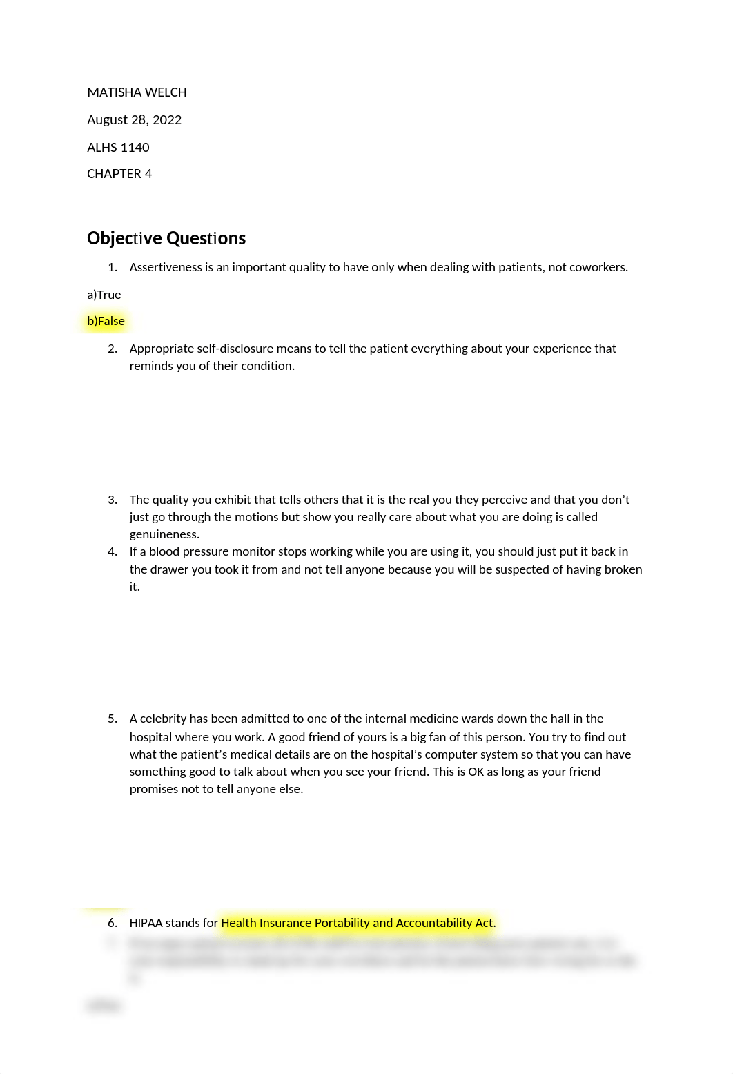 ALHS1140 CHAPTER 4 REVIEW QUESTIONS_MatishaWelch.docx_danvzmzqddc_page1