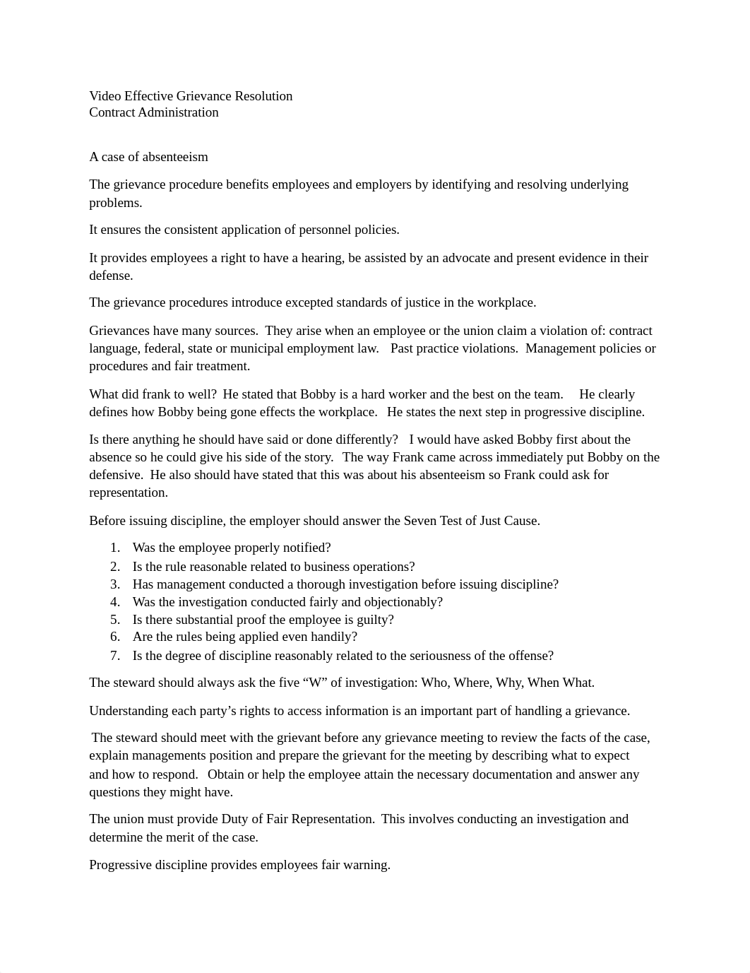 Video Effective Grievance Resolution.docx_danzygjr2uh_page1