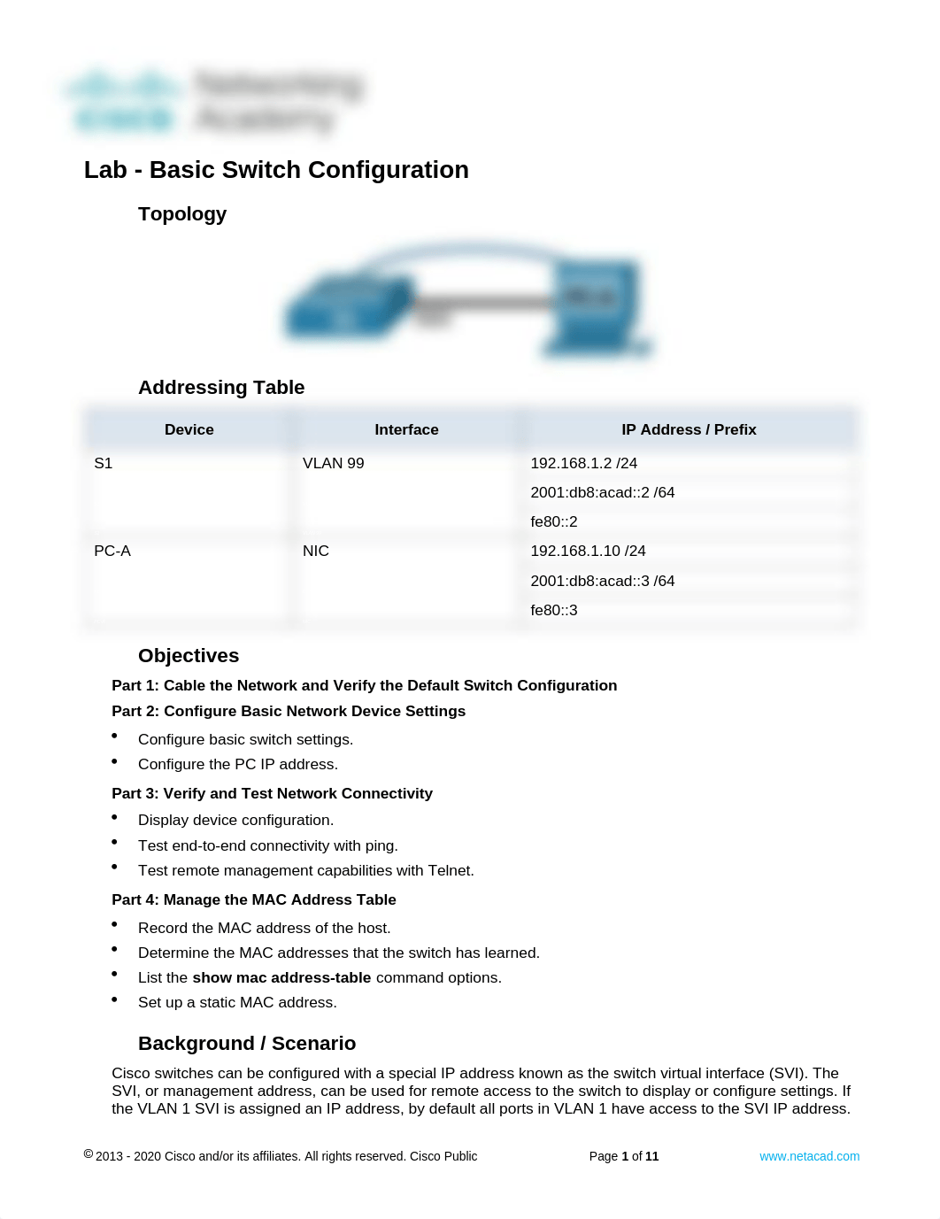 1.1.7 Lab - Basic Switch Configuration.docx_dao28xslp4g_page1