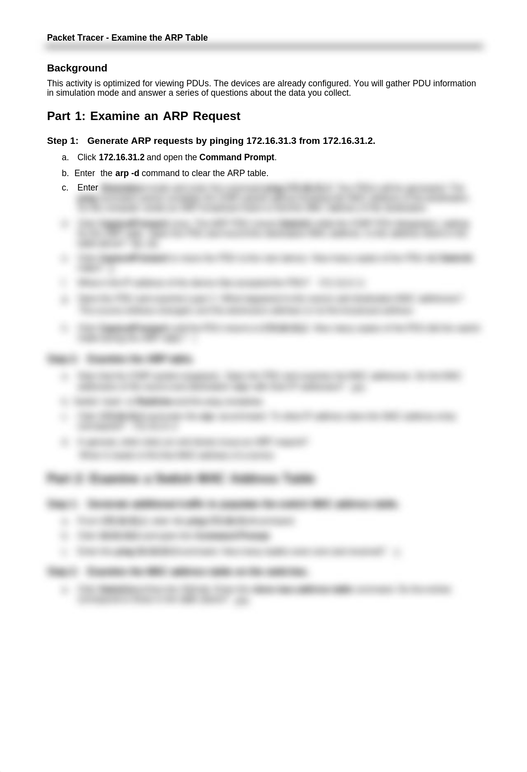 5.2.1.7 Packet Tracer - Examine the ARP Table Instructions_dao5ymkjq2b_page2