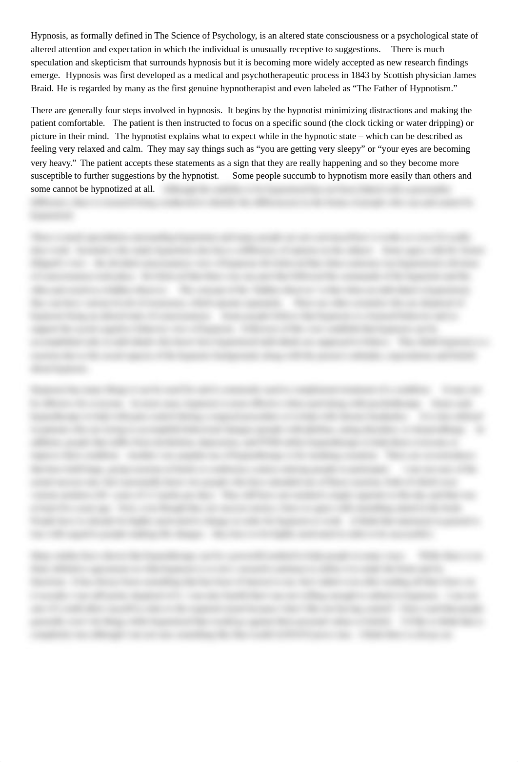 Chapter 5 Essay - Hypnosis.docx_daol7b9m65y_page1