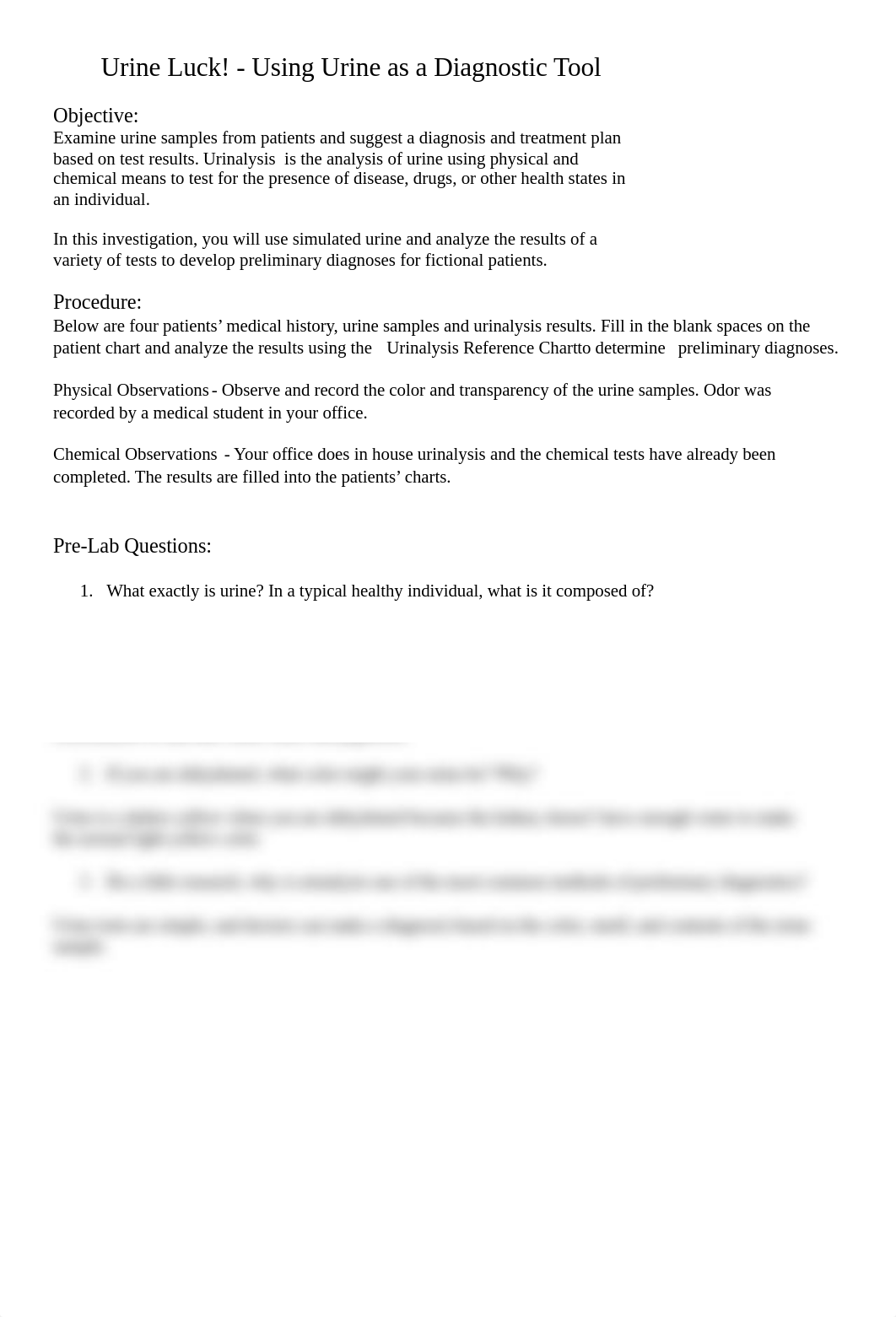 Urine Luck - Using Urine as a Diagnostic Tool (1).docx_daouyycardu_page1