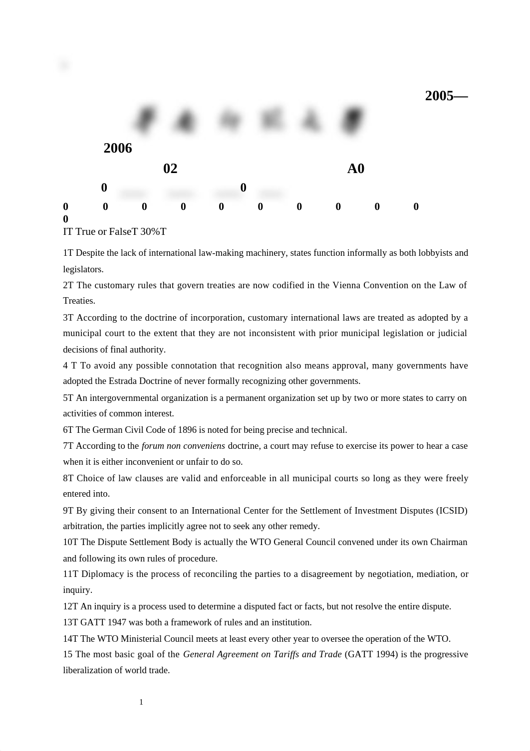 International Trade Law Test A and Answer (2006)_daox8iwajjb_page1