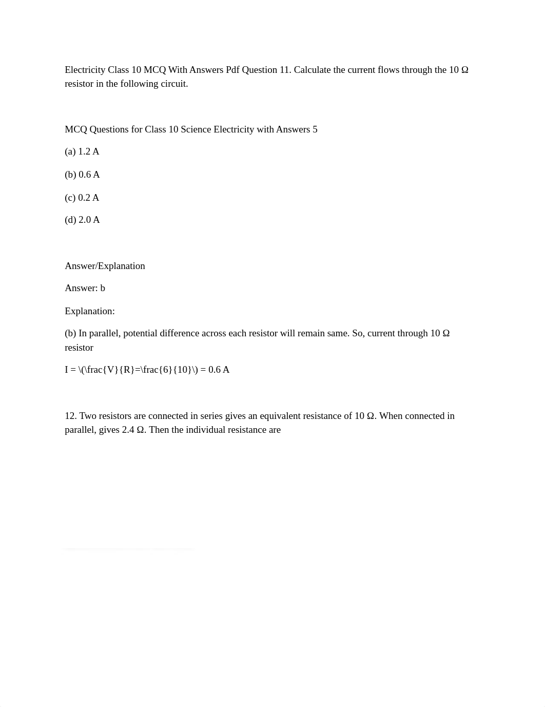 Electricity Class 10 MCQ With Answers Pdf Question 11-2.docx_dap1wadpdzn_page1