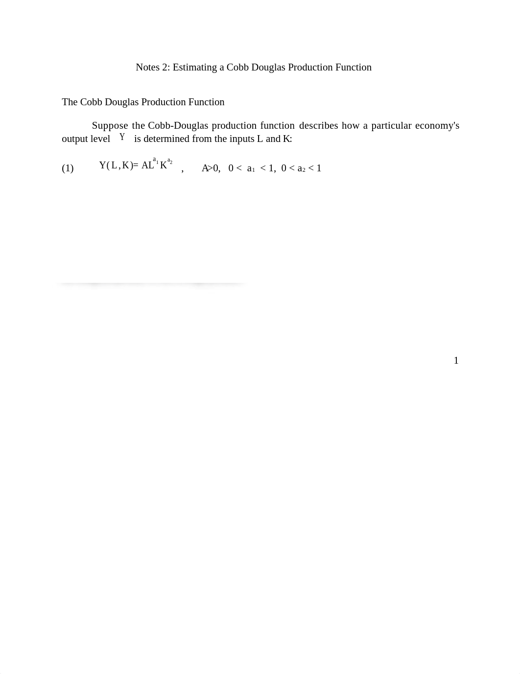 Notes 2---Estimating a Cobb Douglas Production Function (2).docx_dap2cicezpg_page1