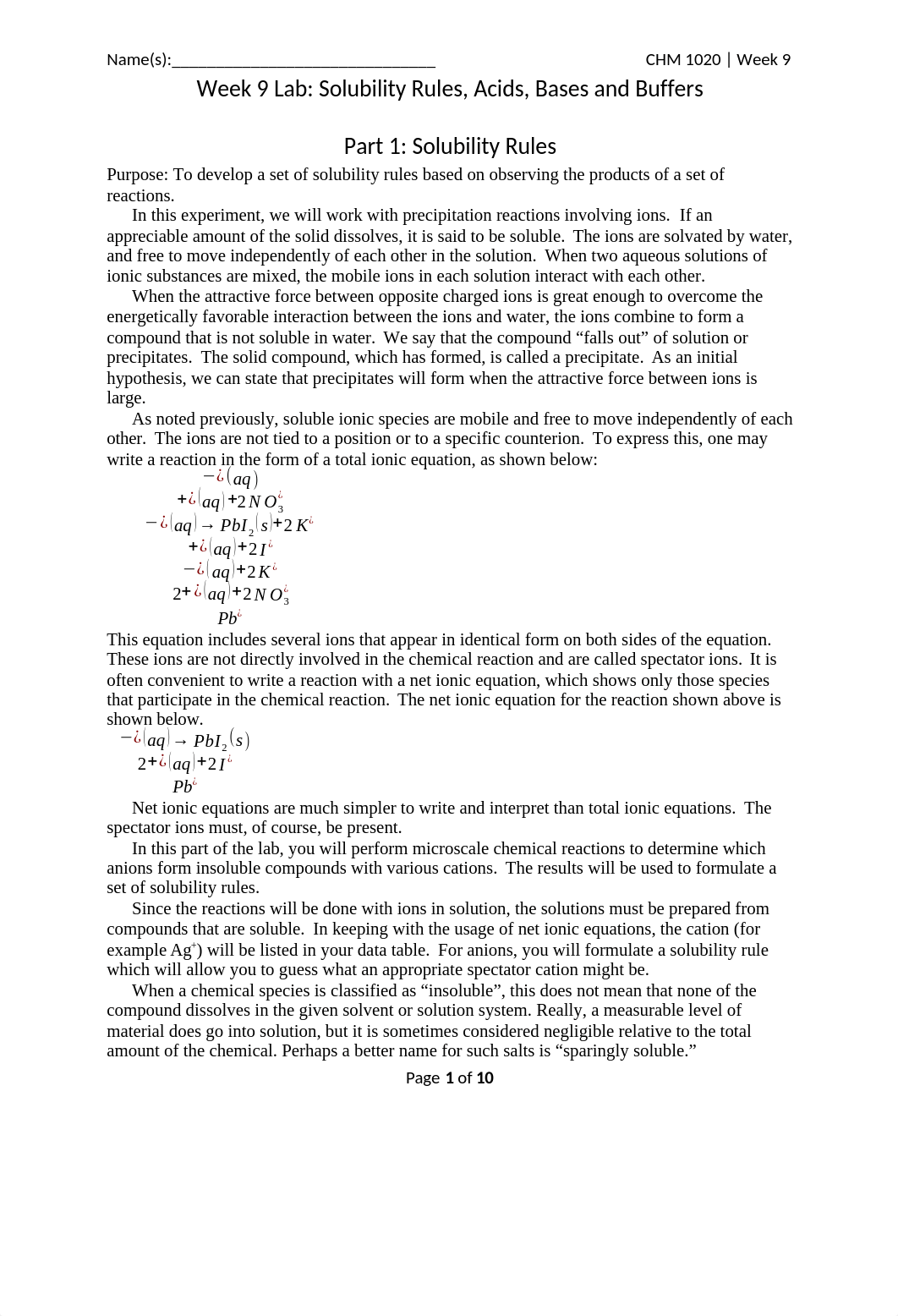 Week 9 Lab Solubility Rules, Acids, Bases and Buffers.docx_dap8trkikxj_page1