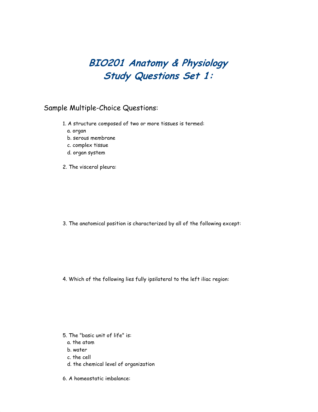 Anatomy & Physiology Study and Exam Questions.pdf_dapm2rfejmd_page1