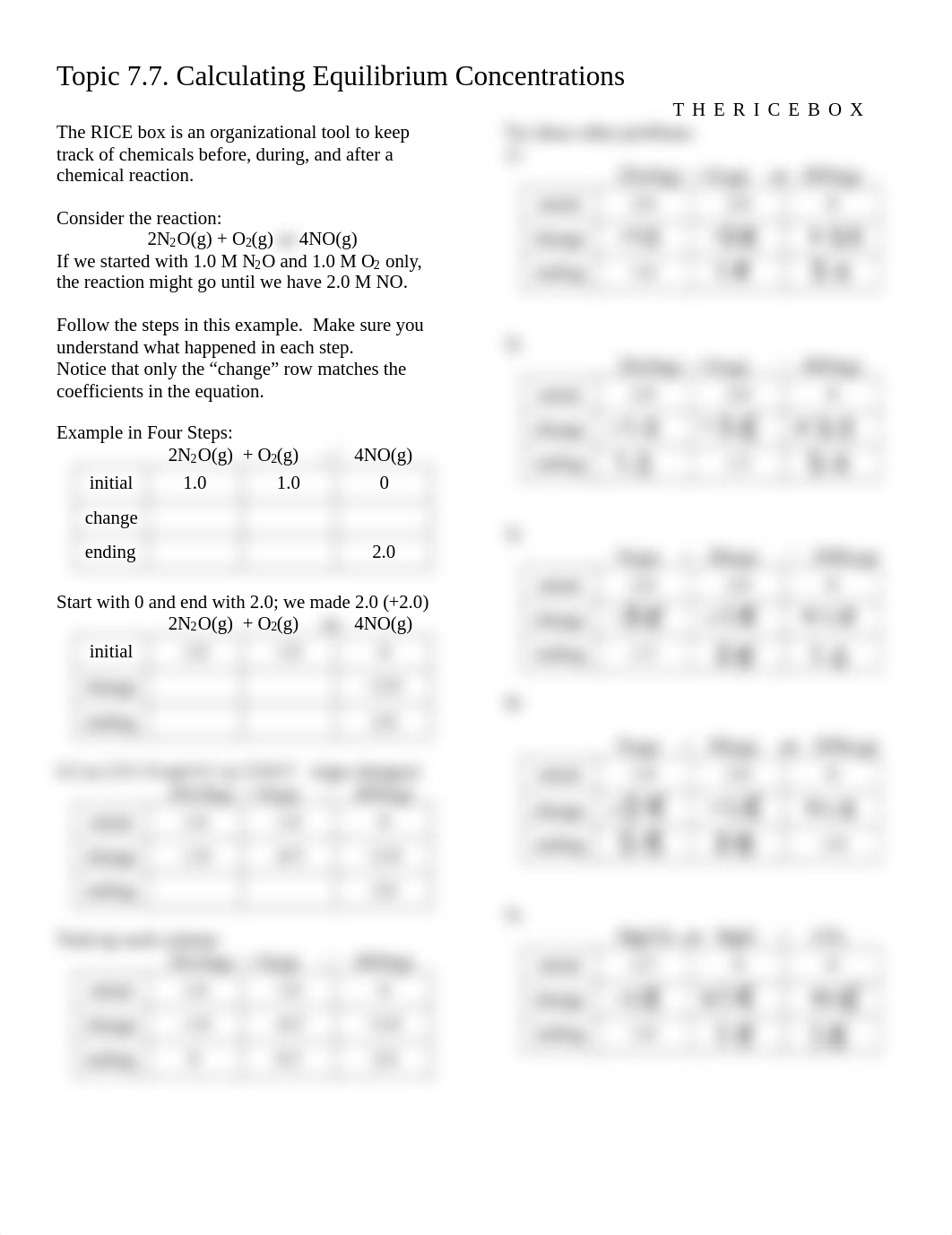 Topic 7.7- Calulculating Equilibrium Concentrations (THE RICE BOX).pdf_daq716swdtu_page1