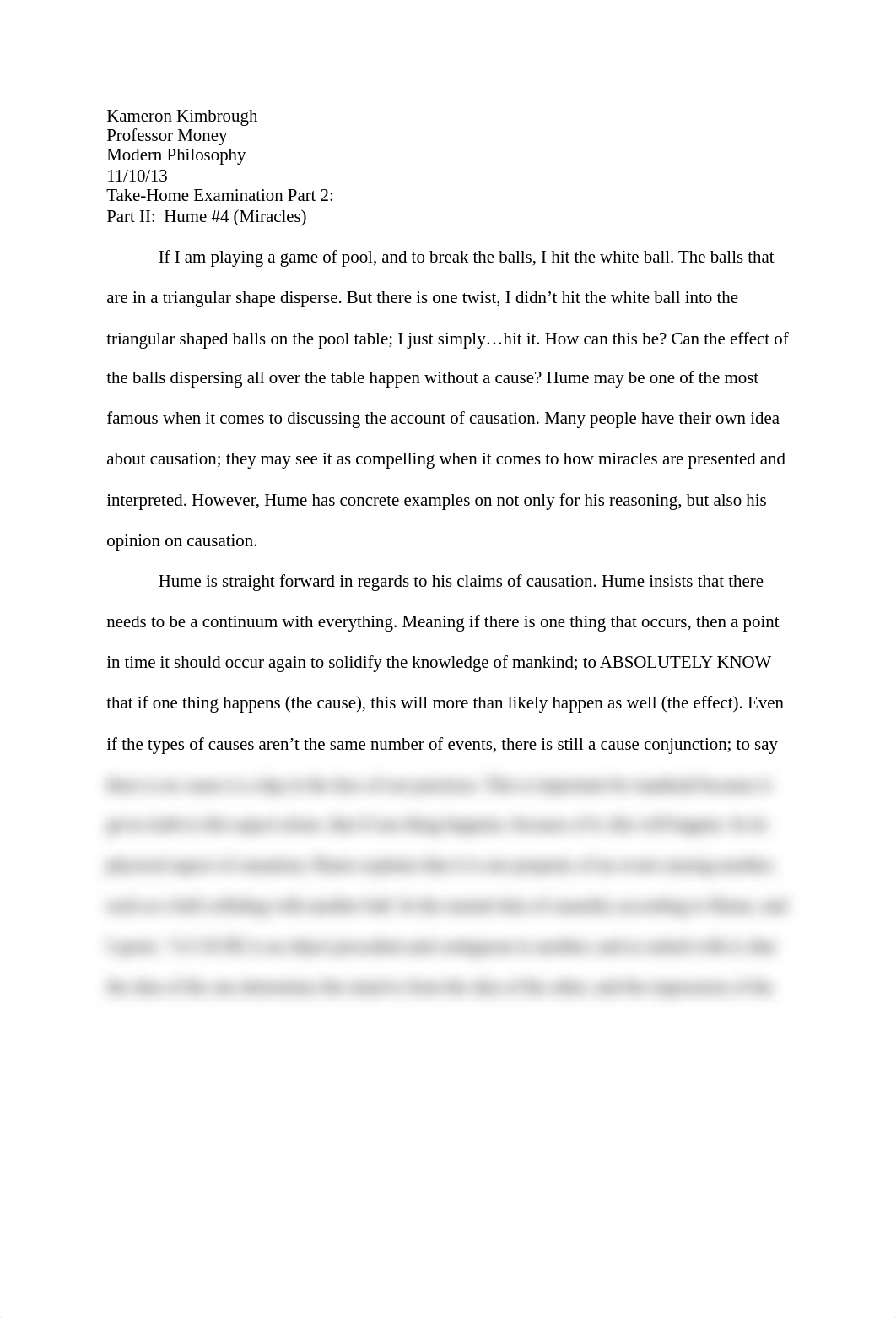 Essay on the Hume Philosopher, Miracles_daqok2notur_page1