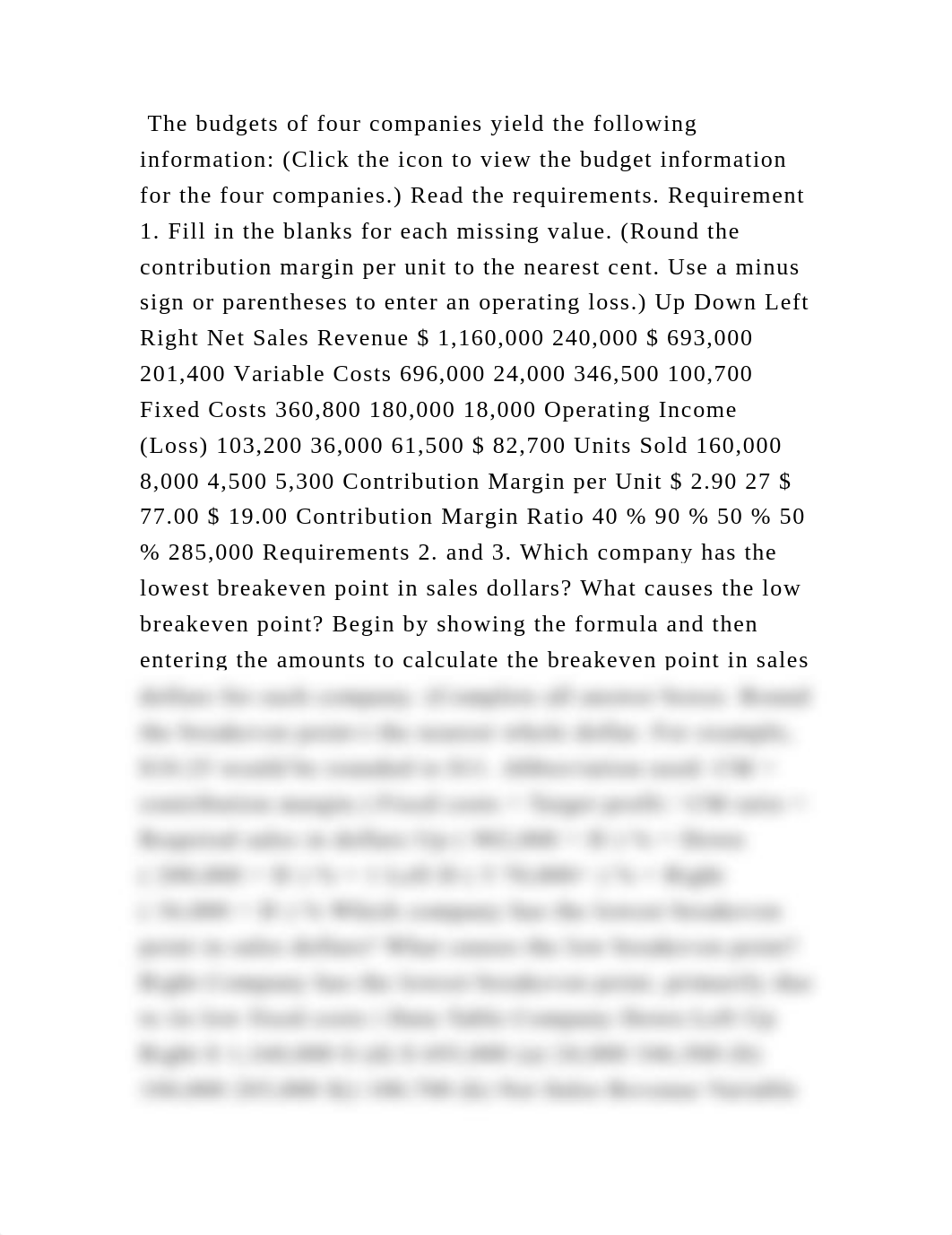 The budgets of four companies yield the following information (Click.docx_dar63585n0l_page2