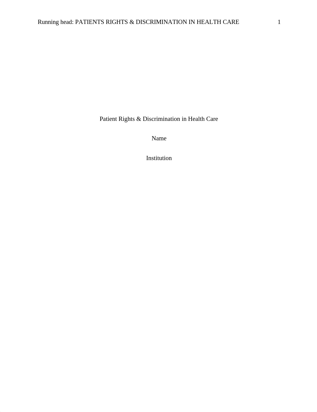 Patient Rights Discrimination in Health Care_dara6hspta5_page1