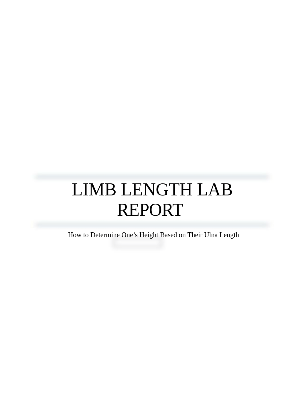 Limb Length Lab Report - Melissa Lambrecht.docx_darhqxvhb5t_page1