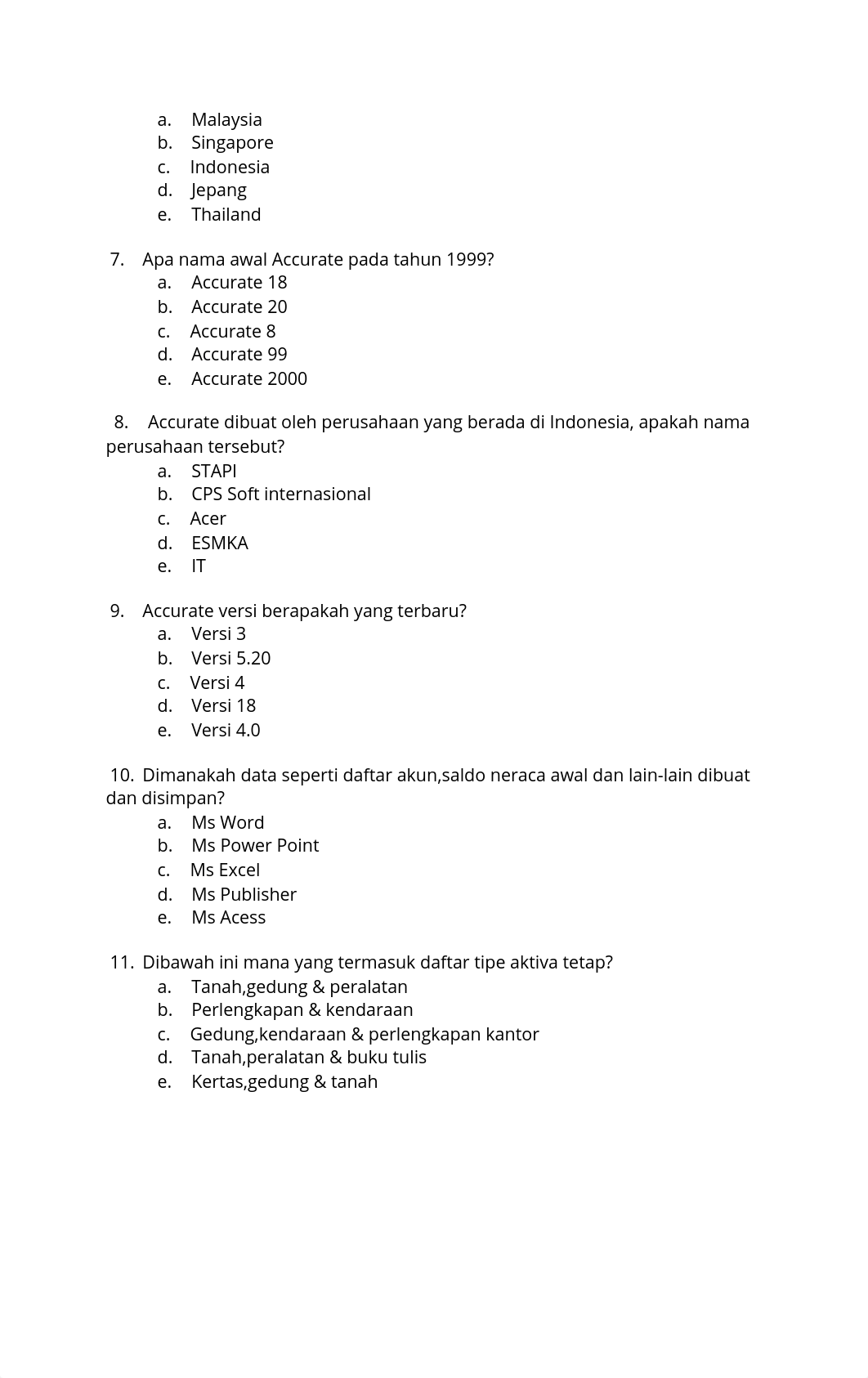 SOAL PILIHAN GANDA KOMPUTER AKUNTANSI ACCURATe 1.docx_darok66tt22_page2