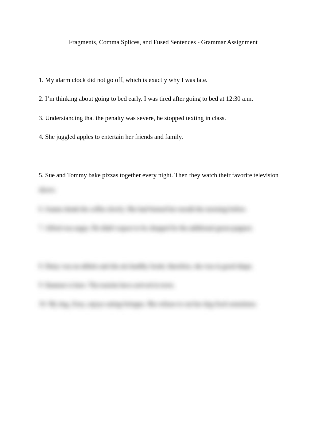 Fragments, Comma Splices, and Fused Sentences - Grammar Assignment.docx_dartj5ffd2d_page1