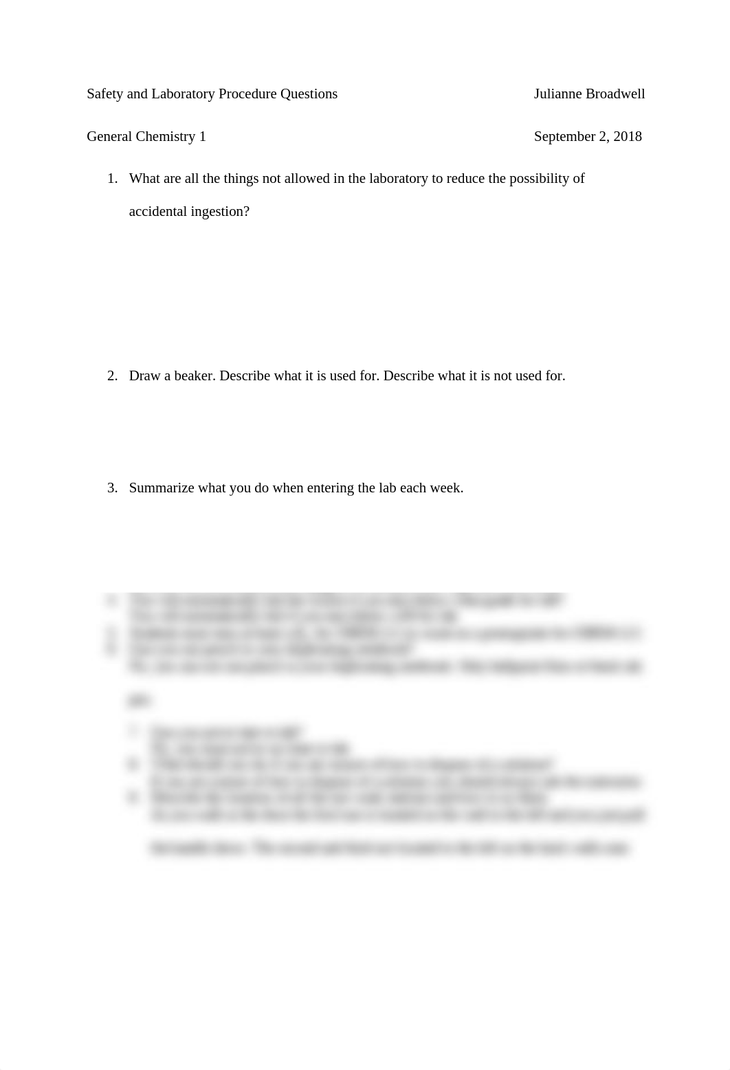 Safety and Laboratory Procedure Questions Chem lab 1.docx_dase9k5i96g_page1