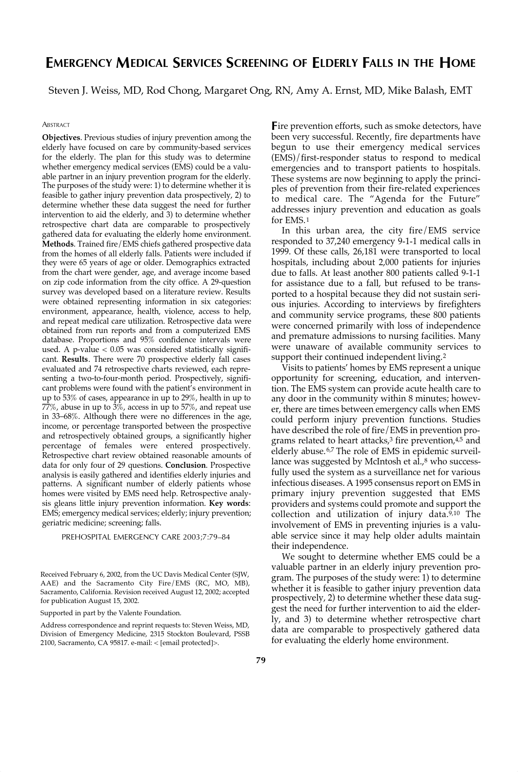 Emergency Medical Services Screening of Elderly Falls in the Home.pdf_daslzldbb0v_page1