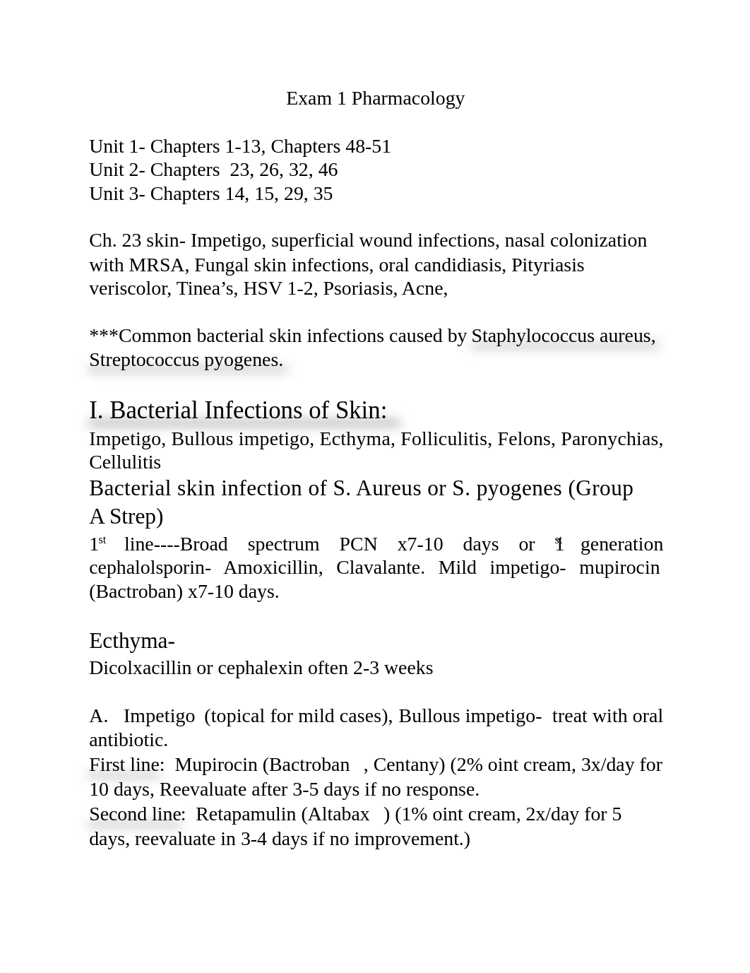 Exam 1 Pharmacology study guide by me_dasvgwyhkbx_page1