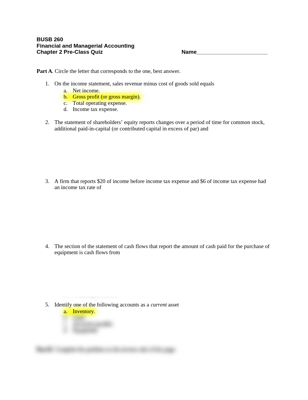 BUSB 260 Ch 2 Pre-Class Quiz.docx_datbvcfyien_page1