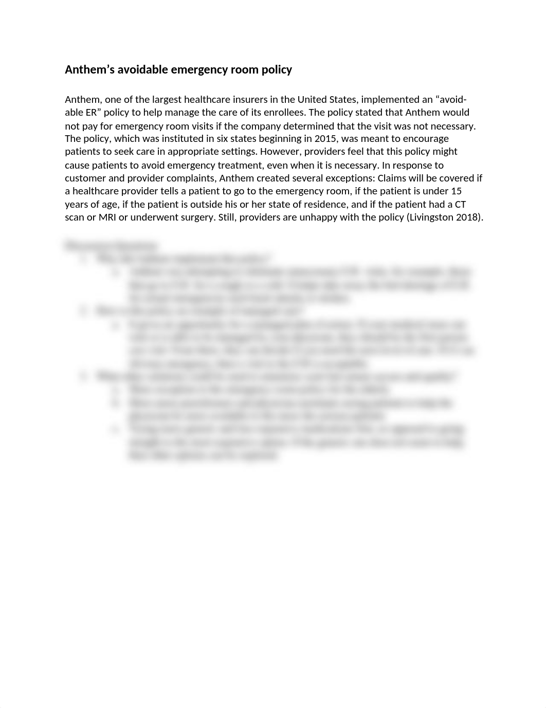 Avoidable emergency room policy - Case Study.docx_datewtjok3i_page1