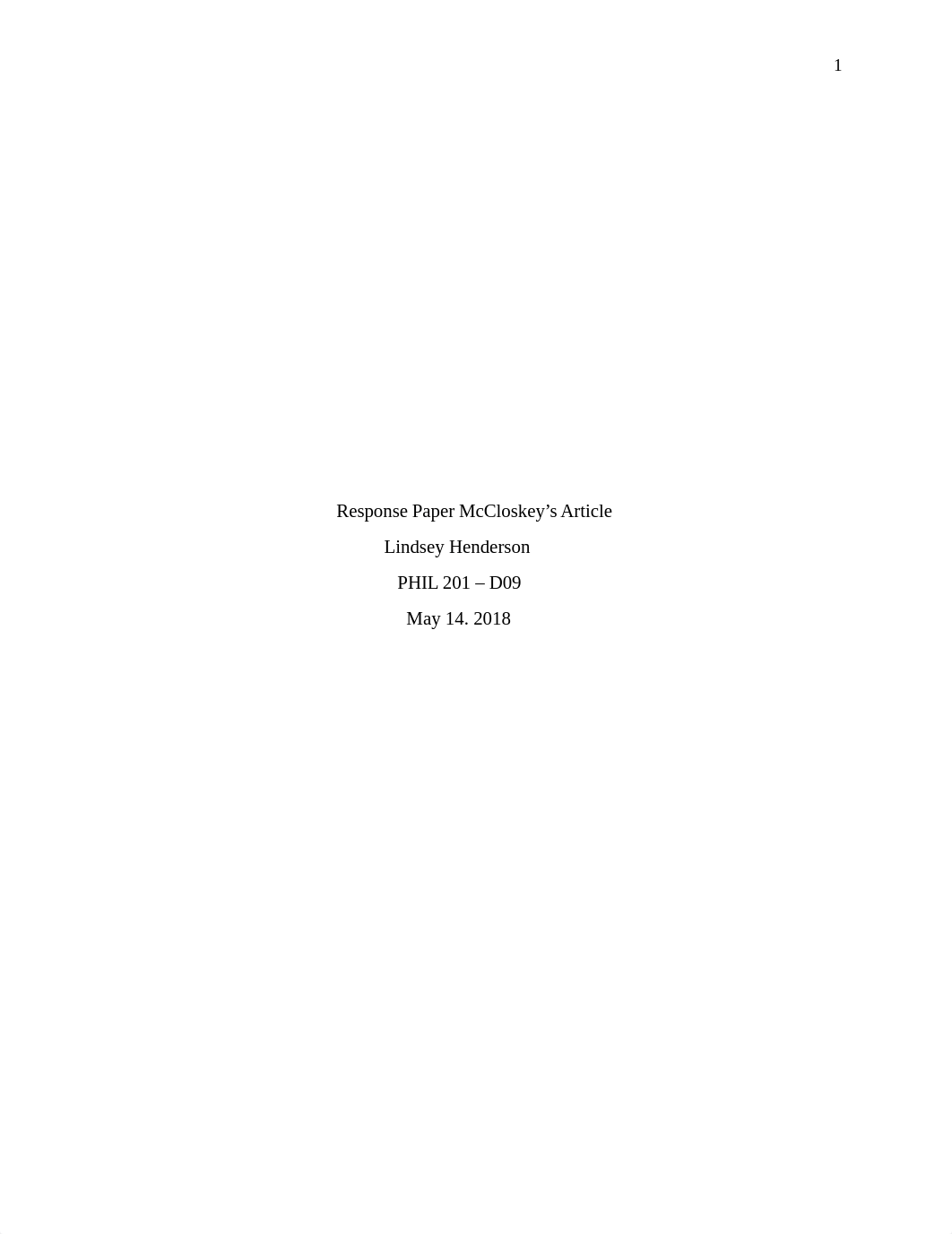 Lindsey Henderson - PHIL 201 - Response Paper.docx_datmr8zwoju_page1