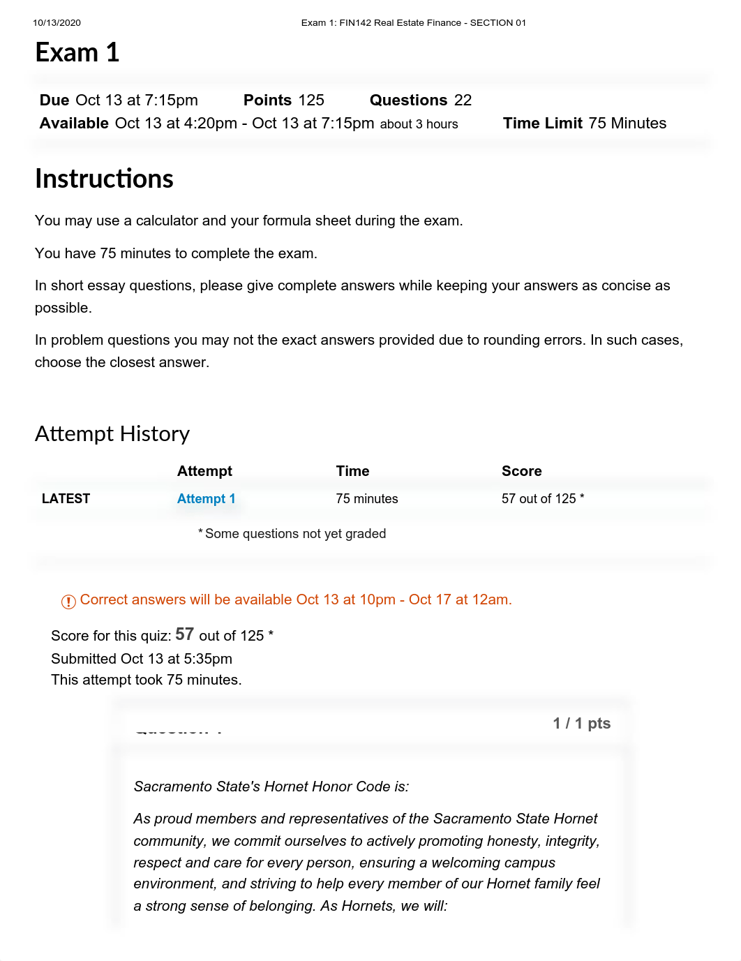 Exam 1_ FIN142 Real Estate Finance - SECTION 01.pdf_dauk4ics359_page1