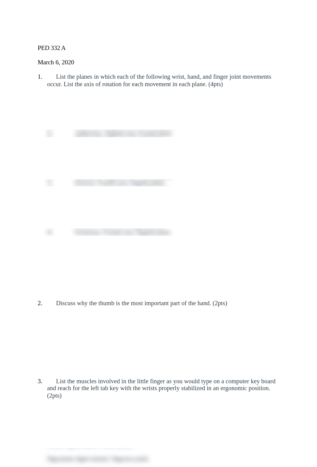 List the planes in which each of the following wrist.docx_daupep2s9qq_page1