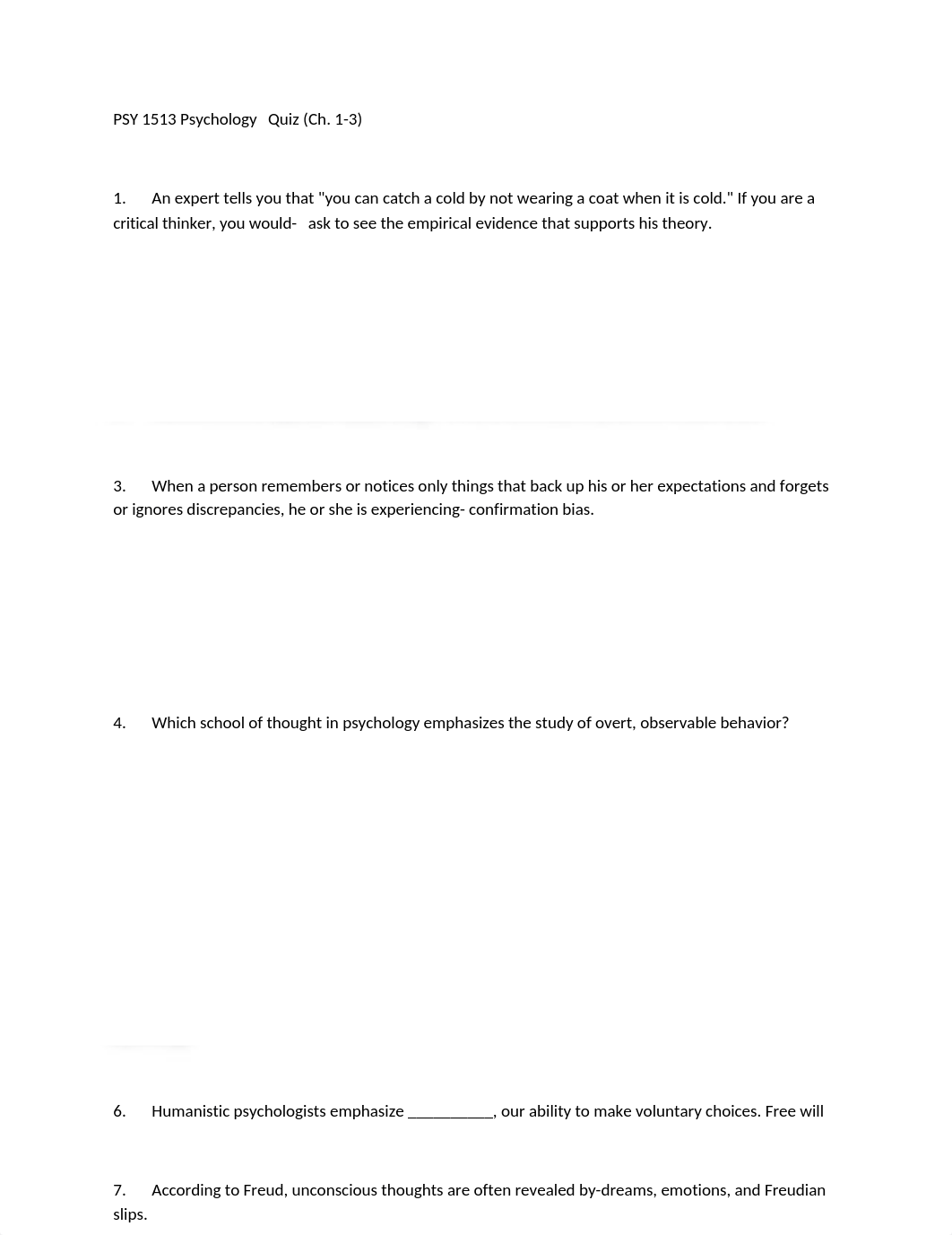 PSY 1513 Psychology   Quiz (Ch. 1-3).docx_dav10wqm0w7_page1