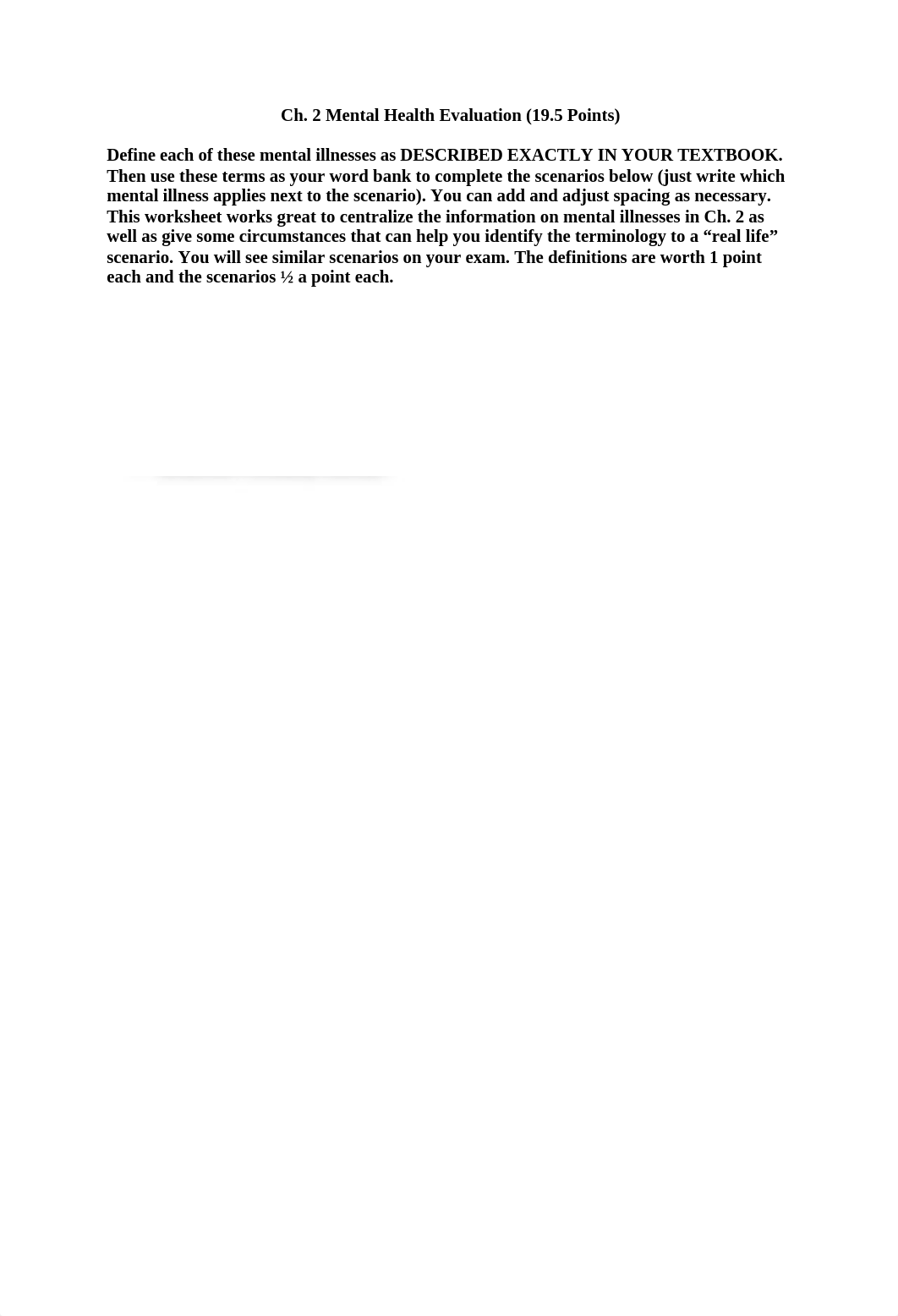 Ch. 2 Mental Illness Evaluation 19.5 points (1).docx_dav1iaw0rmh_page1