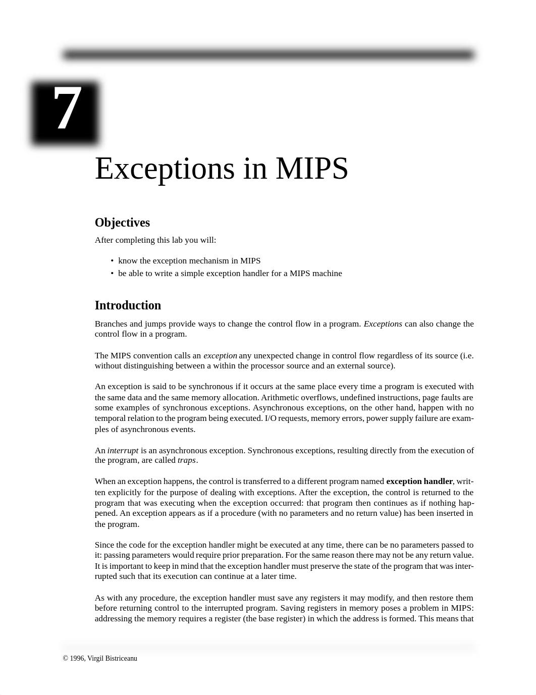 MIPS Lab7 Exception Handling_davn69clxs3_page1