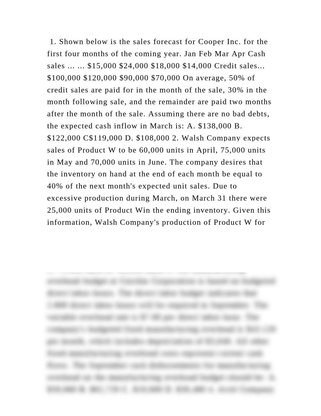 1. Shown below is the sales forecast for Cooper Inc. for the first fo.docx_davrfnqfq0r_page2