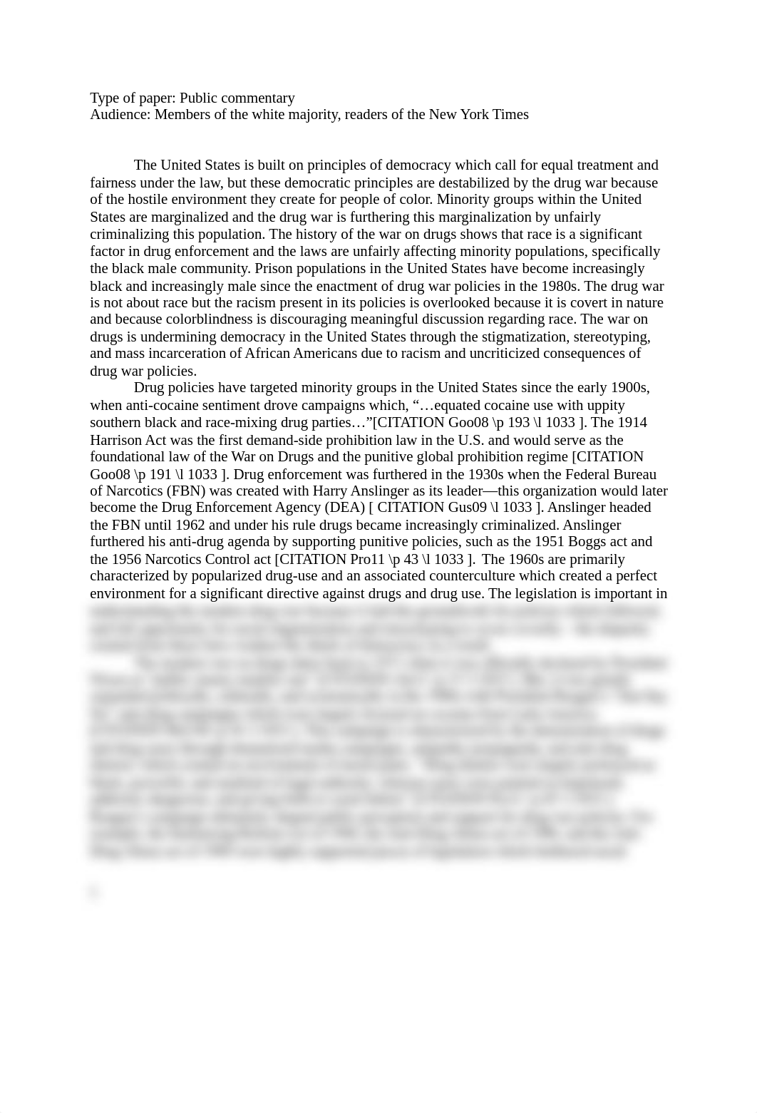 Race, inequality, and injustice of the war on drugs.docx_davt6958lvi_page2