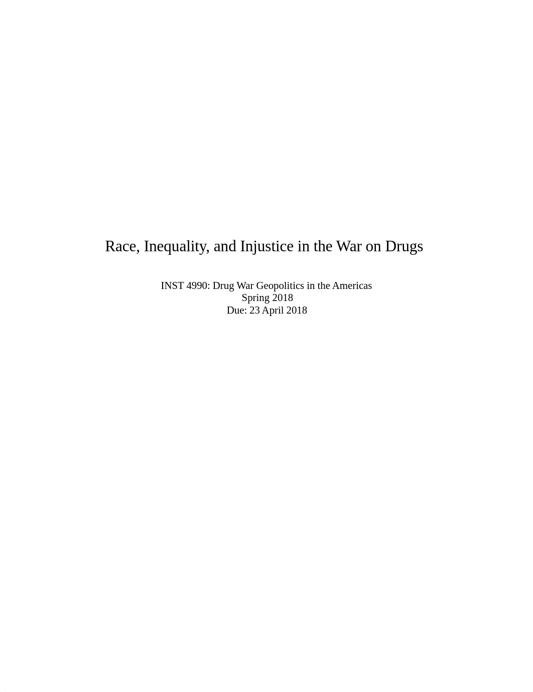 Race, inequality, and injustice of the war on drugs.docx_davt6958lvi_page1