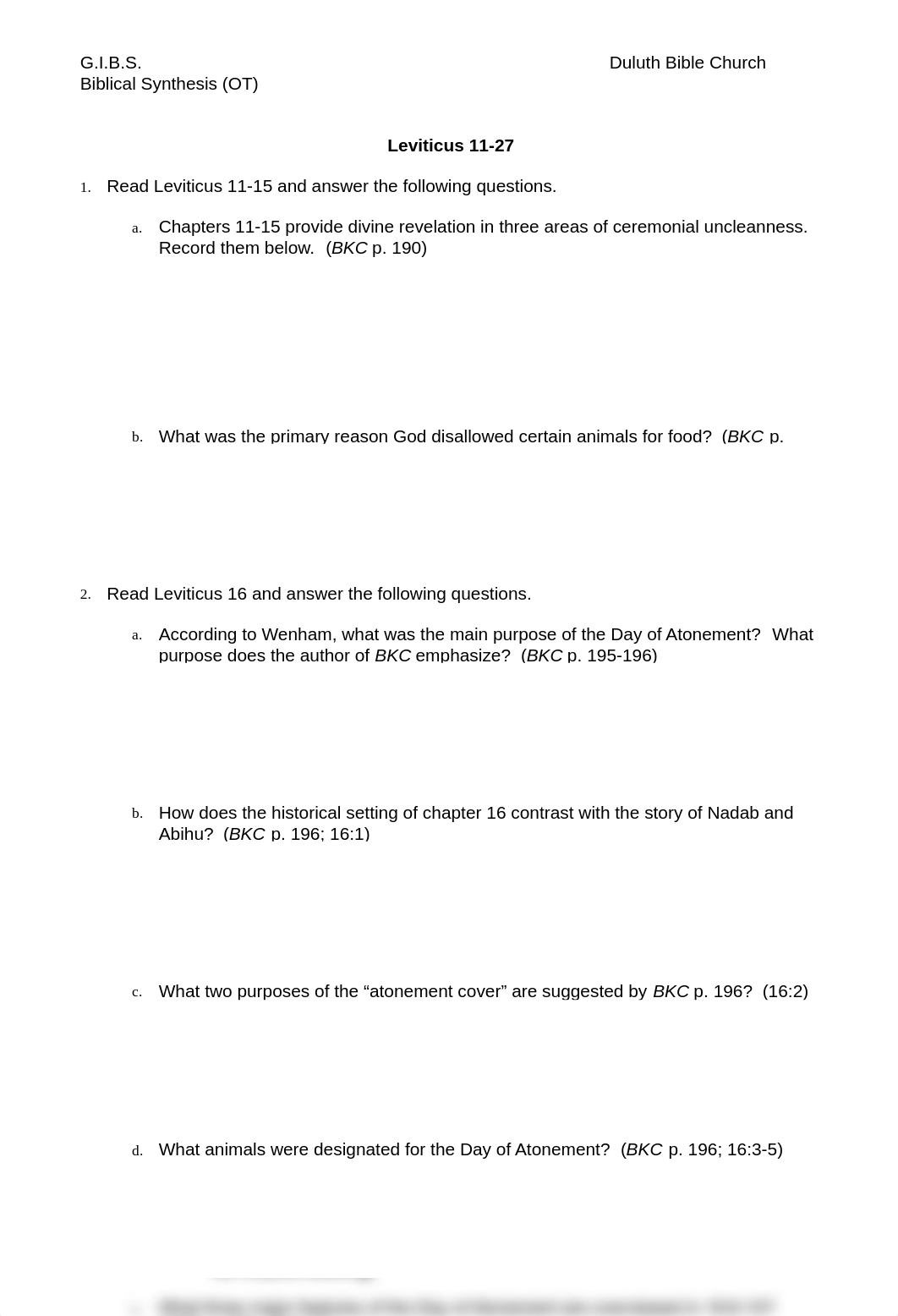 11-Leviticus 11-27 Worksheet Answers_daw0vxakga0_page1