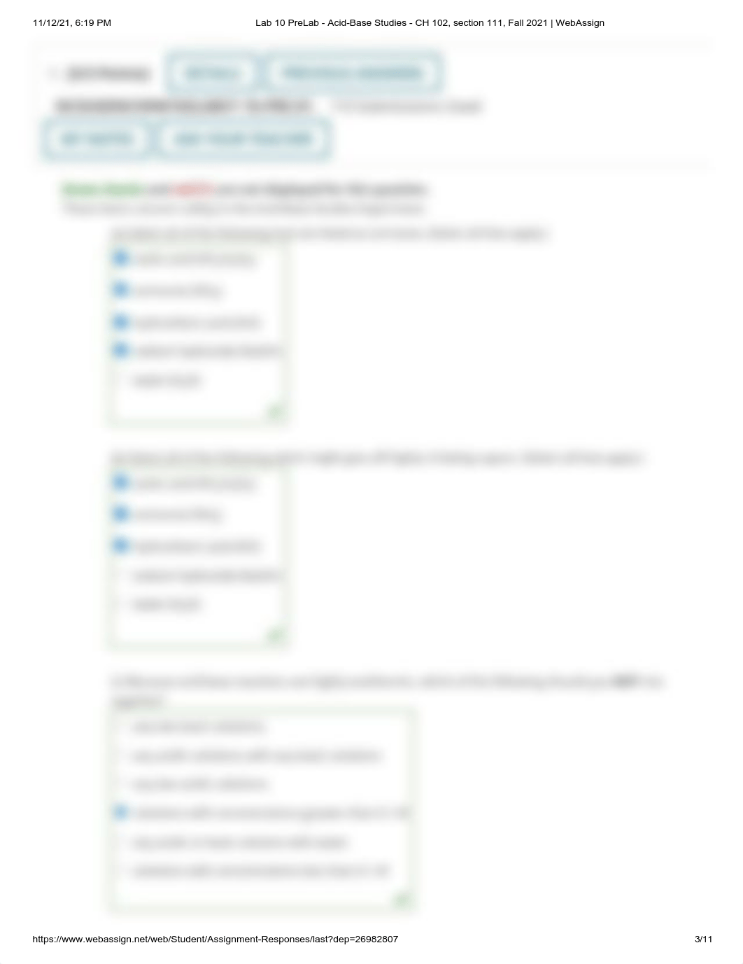 Lab 10 PreLab - Acid-Base Studies - CH 102, section 111, Fall 2021 _ WebAssign.pdf_dawwgwo706l_page1