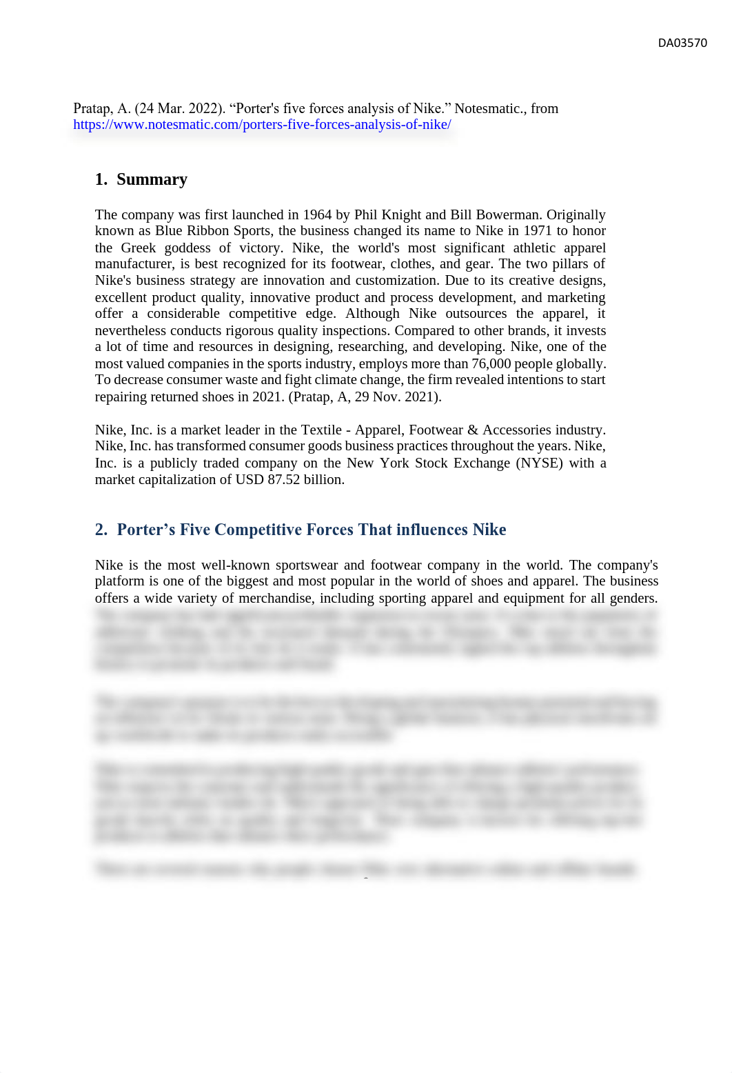 Competitive Strategy (601) Nike Strategic Analysis.pdf_dax4nb5wm0a_page3