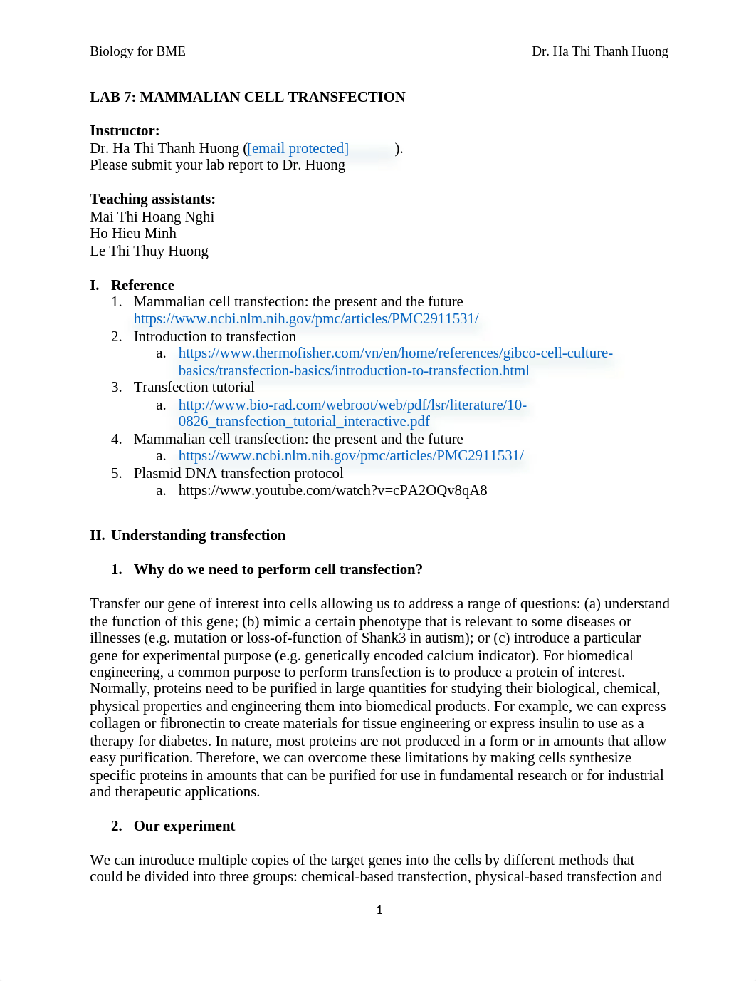 Lab 6 -Living system - biomaterial interaction - Cell transfection.docx_daxal77bpkk_page1