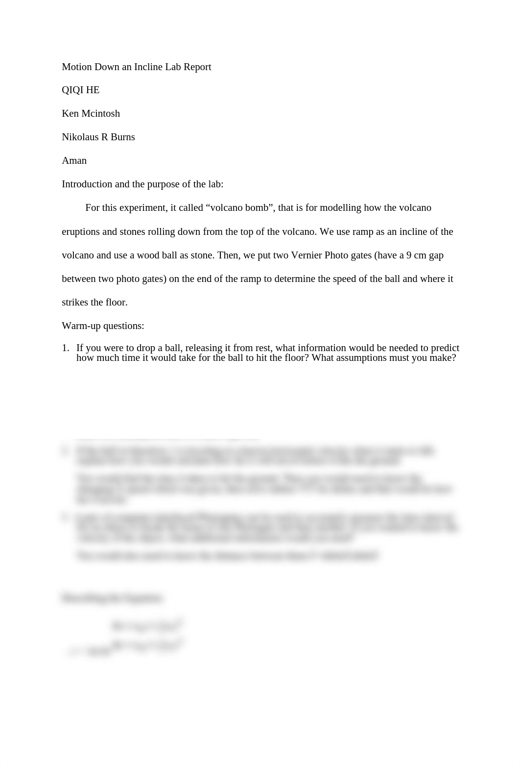 Motion Down an Incline Lab Report_day63ek9j15_page1