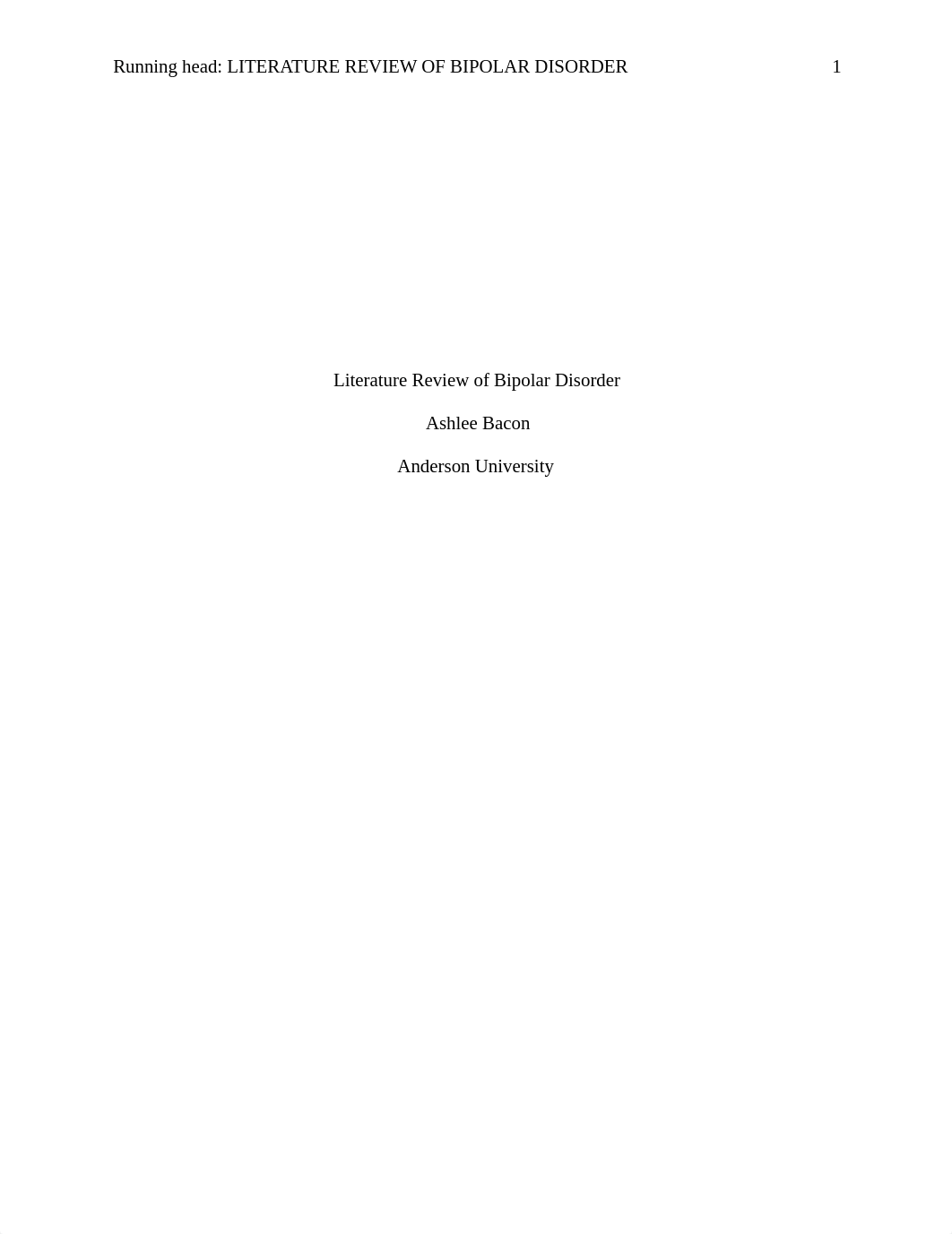 PSY 350 - Literature Review of Bipolar Disorder.docx_dayfqy9jul5_page1