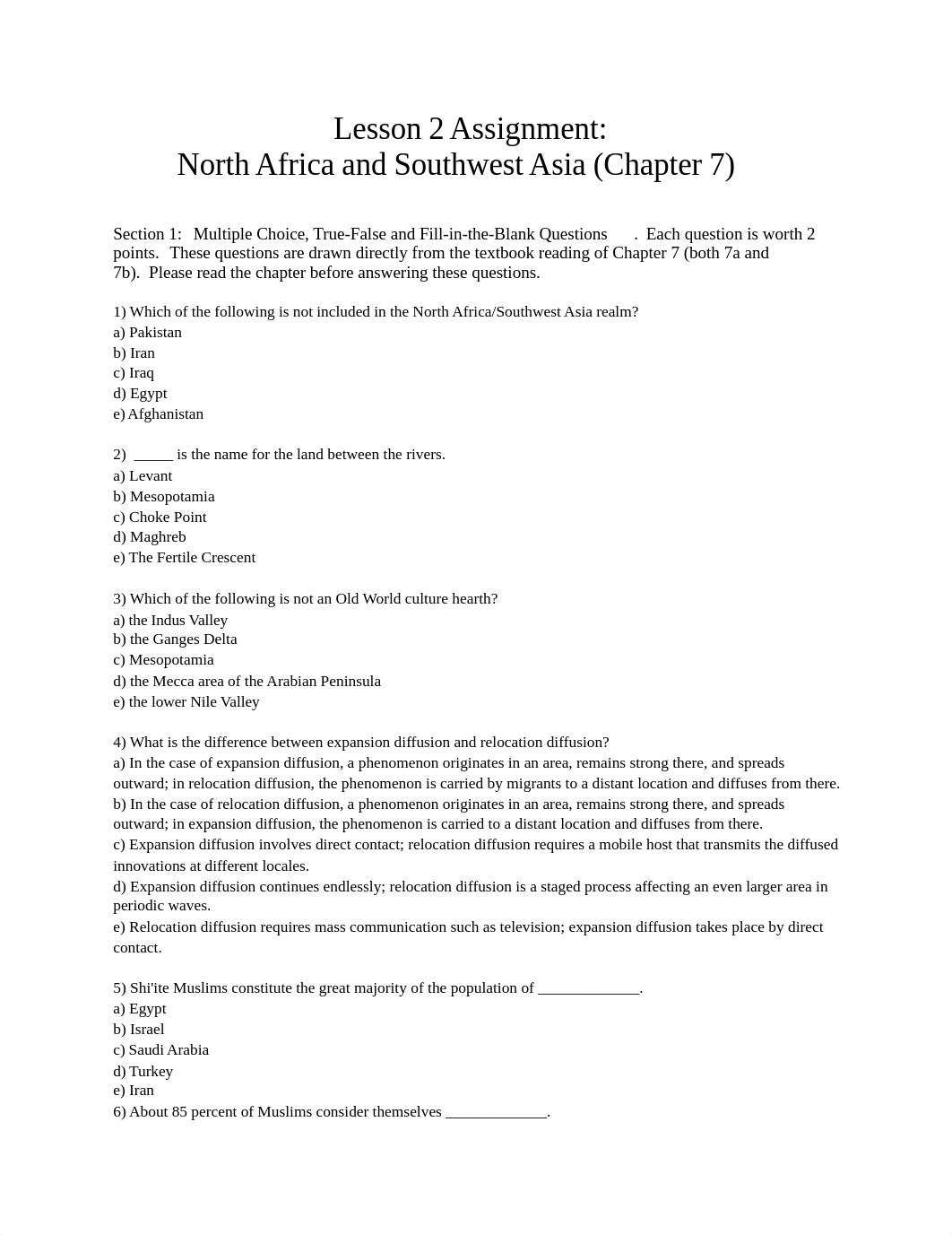 Lesson 2 Assignment - North Africa and Southwest Asia.docx_dayvaxumnz8_page1