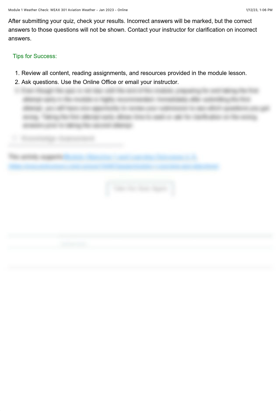 Module 1 Weather Check: WEAX 301 Aviation Weather - Jan 2023 - Online.pdf_daz57ke2liw_page2