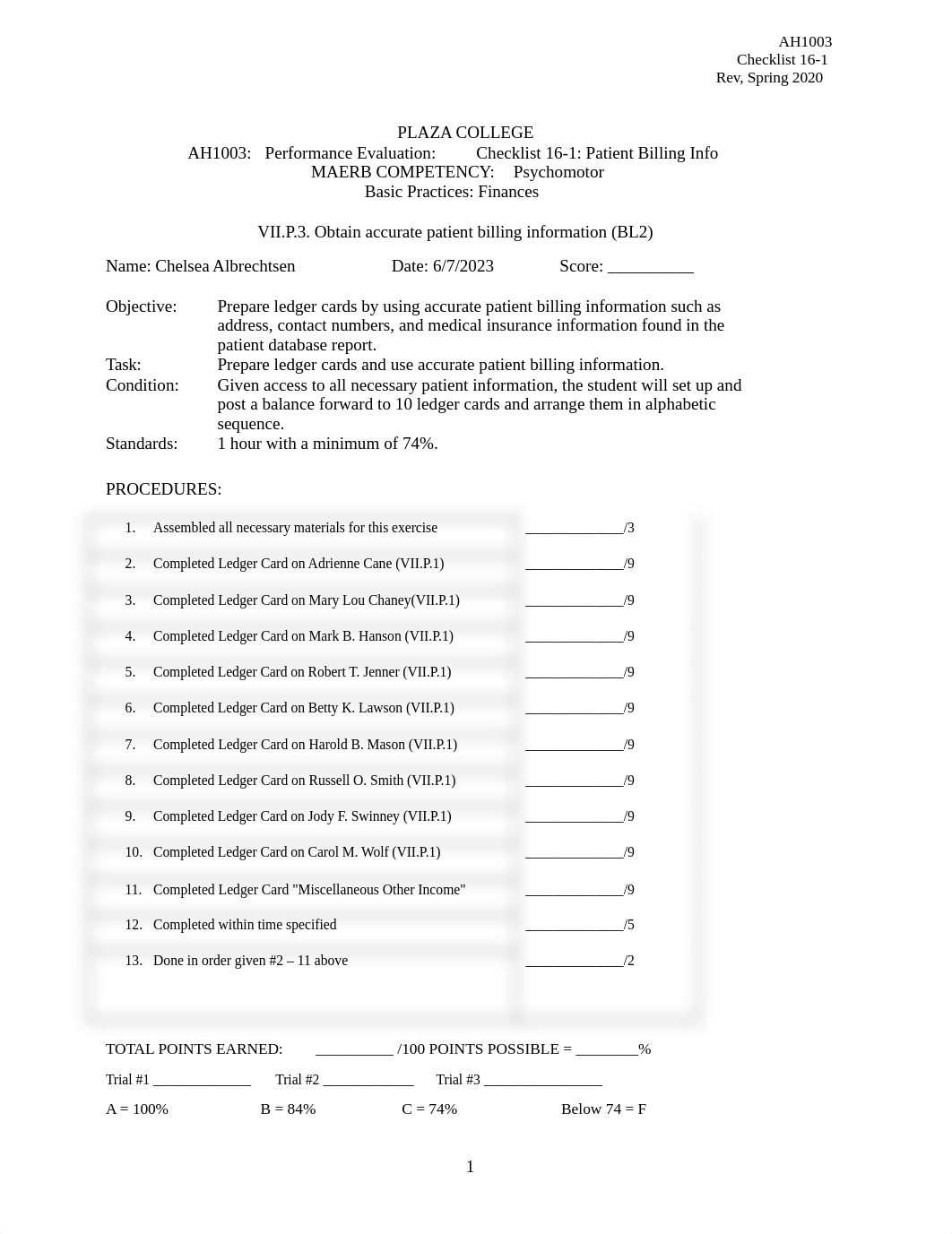 AH1003_Checklist_16-1 Rubric, Patient Database and 12 Ledger Cards (1).docx_daz5yxdp9b2_page1