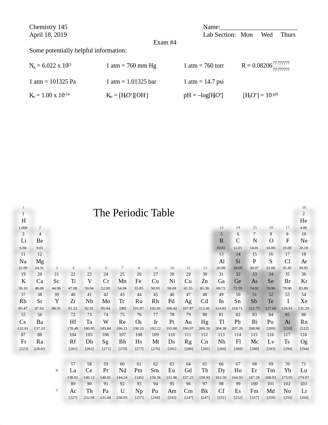 CHEM 145 Exam #4a S19.pdf_daz675hw6fp_page1