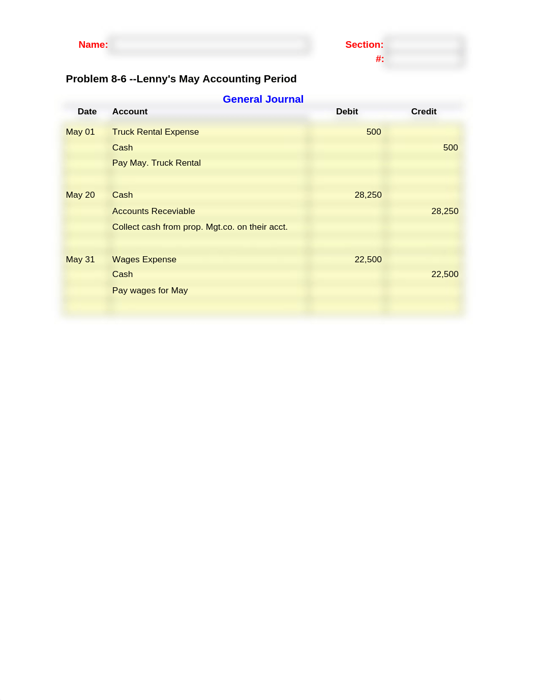 Problem 8-6 Forms Lenny's May .xls_dazey8rfn0g_page1