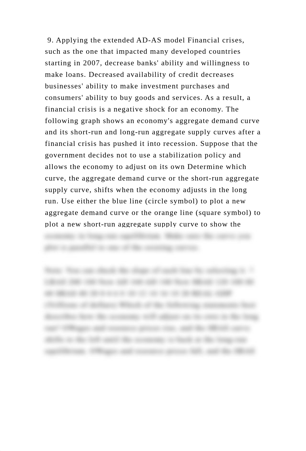 9. Applying the extended AD-AS model Financial crises, such as the on.docx_dazhgunz7n6_page2