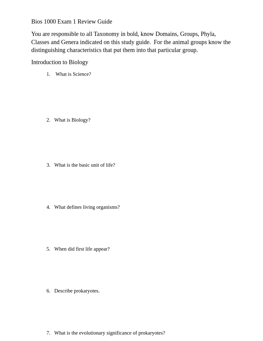 Bios 1000 Exam 1 Review Guide.doc_daznkdgah4k_page1