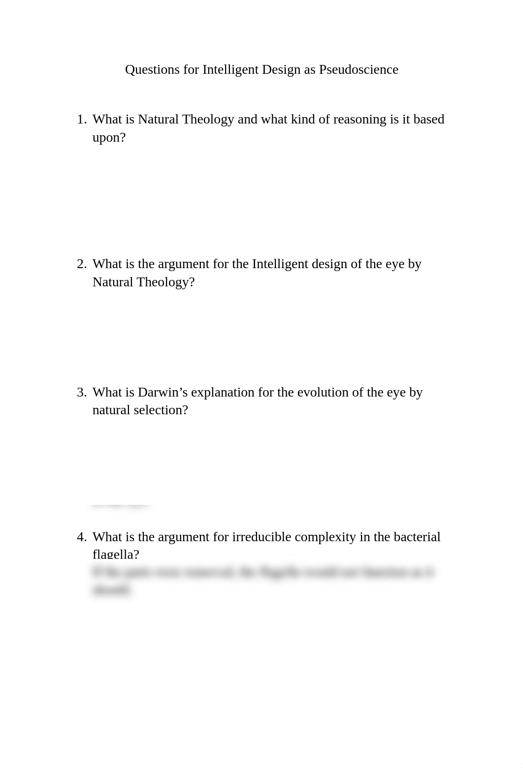 Questions for Intelligent Design as Pseudoscience.docx_dazwyo44953_page1