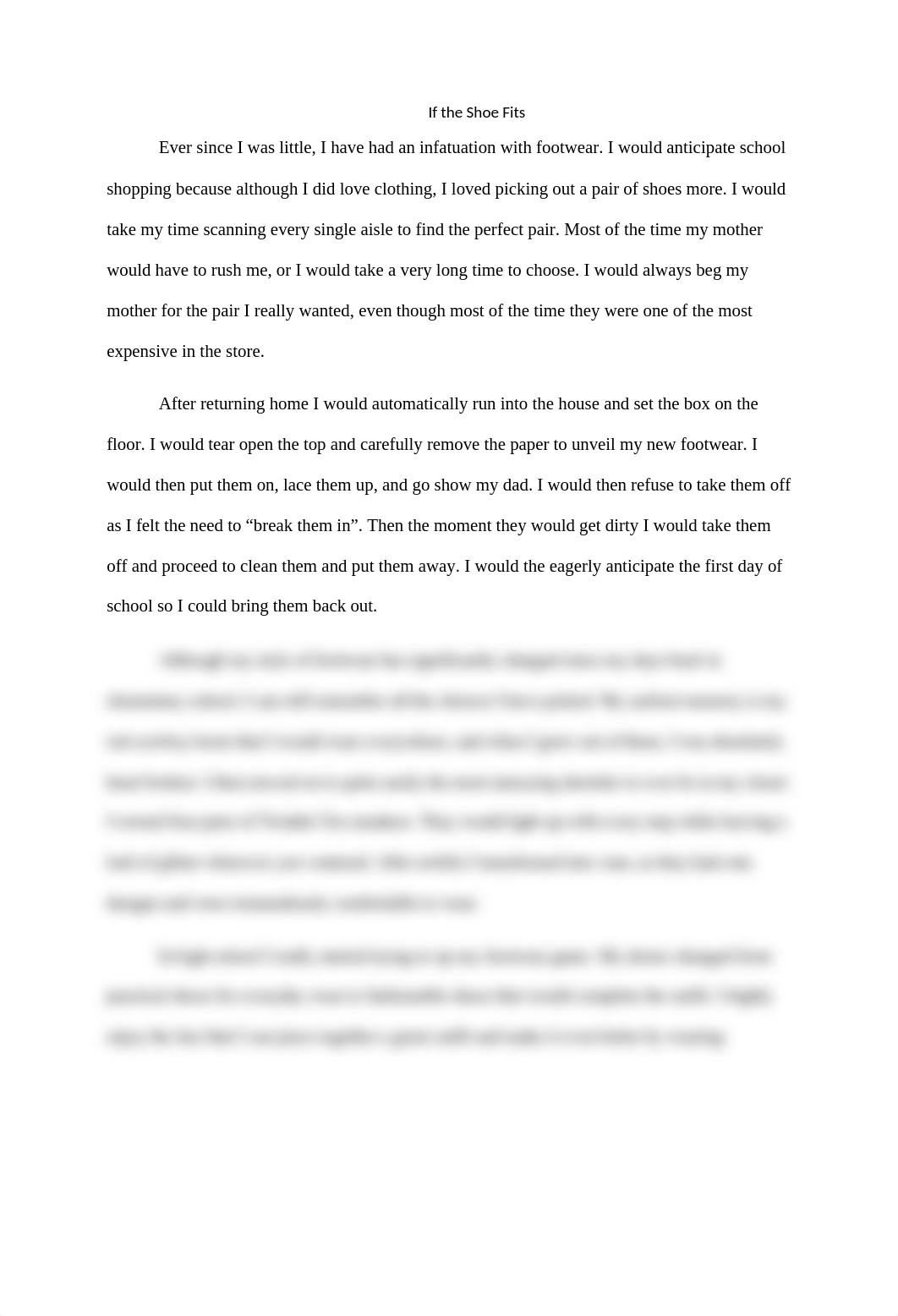 If the Shoe Fits college writing one essay 2.docx_dazzp0u56fg_page1