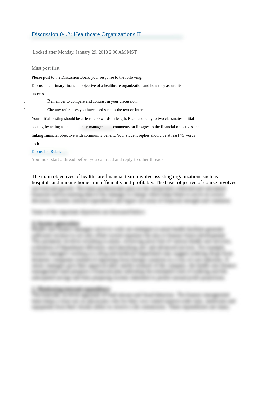 Discussion 04.2 Healthcare Organizations II.docx_db02emwricb_page1