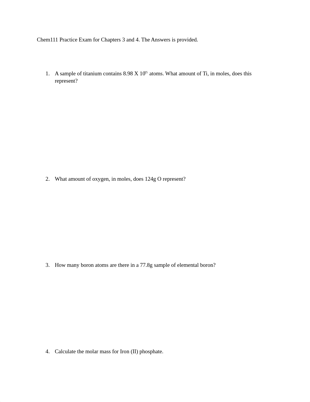 Chem111 Practice Exam Key for Chapters 3 and 4_db06f1k2xph_page1