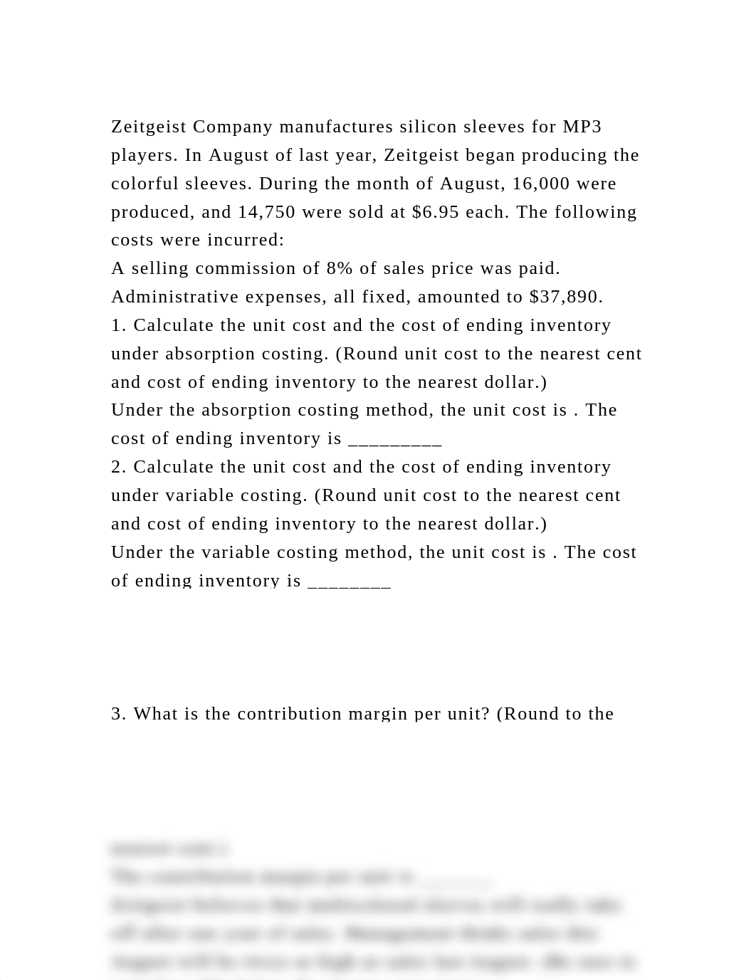 Zeitgeist Company manufactures silicon sleeves for MP3 players. In A.docx_db09pg63jzh_page2